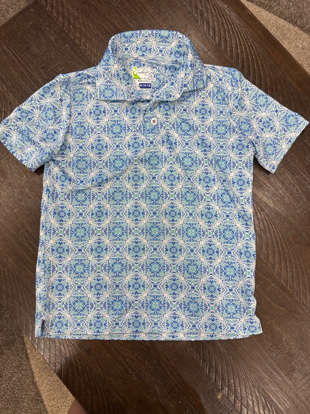 Tailor Byrd Boys Polo Size 10/12, Runs Smaller